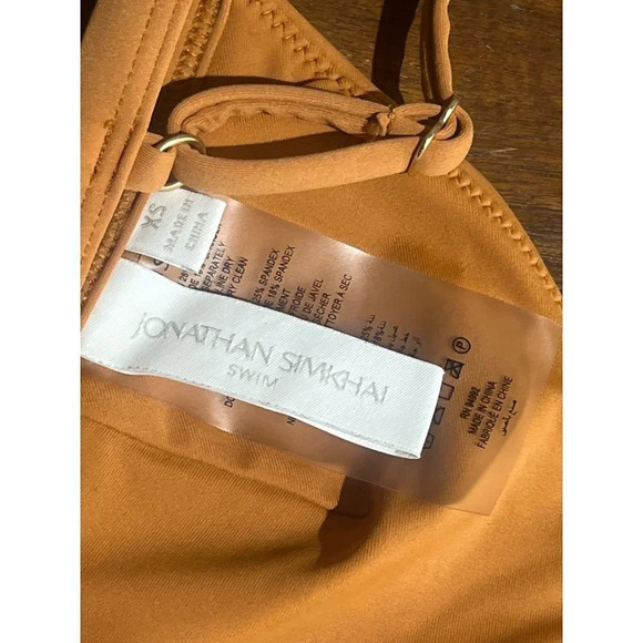 JONATHAN SIMKHAI Joelle Bikini Top in Pixie XSmall New Womens Swim - Picture 9 of 14